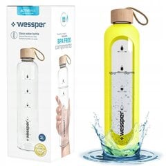 Pudele Wessper, 1l цена и информация | Бутылки для воды | 220.lv