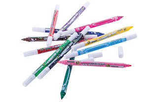 Marķieru pildspalvas Superstars Duo Jolly, 12 krāsas cena un informācija | Modelēšanas un zīmēšanas piederumi | 220.lv