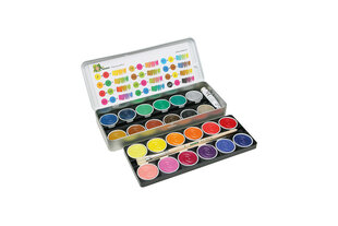 Akvarelis Classic Jolly, 24 krāsas + 2 otas cena un informācija | Modelēšanas un zīmēšanas piederumi | 220.lv