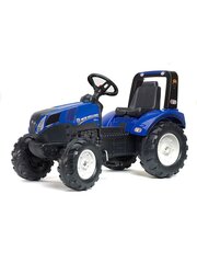 Pedāļu traktors Falk New Holland, zils cena un informācija | Rotaļlietas zēniem | 220.lv