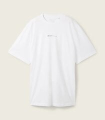 Мужская футболка Tom Tailor, белая цена и информация | Мужские футболки | 220.lv