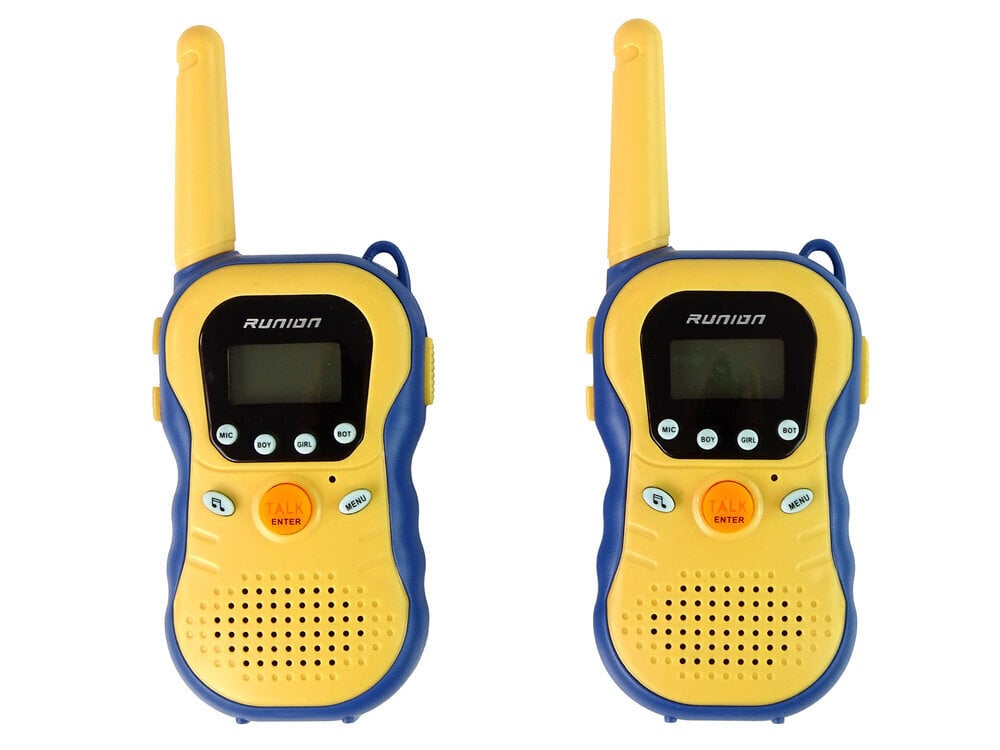Rotaļu radioaparāti bērniem Lean Toys, dzelteni cena un informācija | Rotaļlietas zēniem | 220.lv