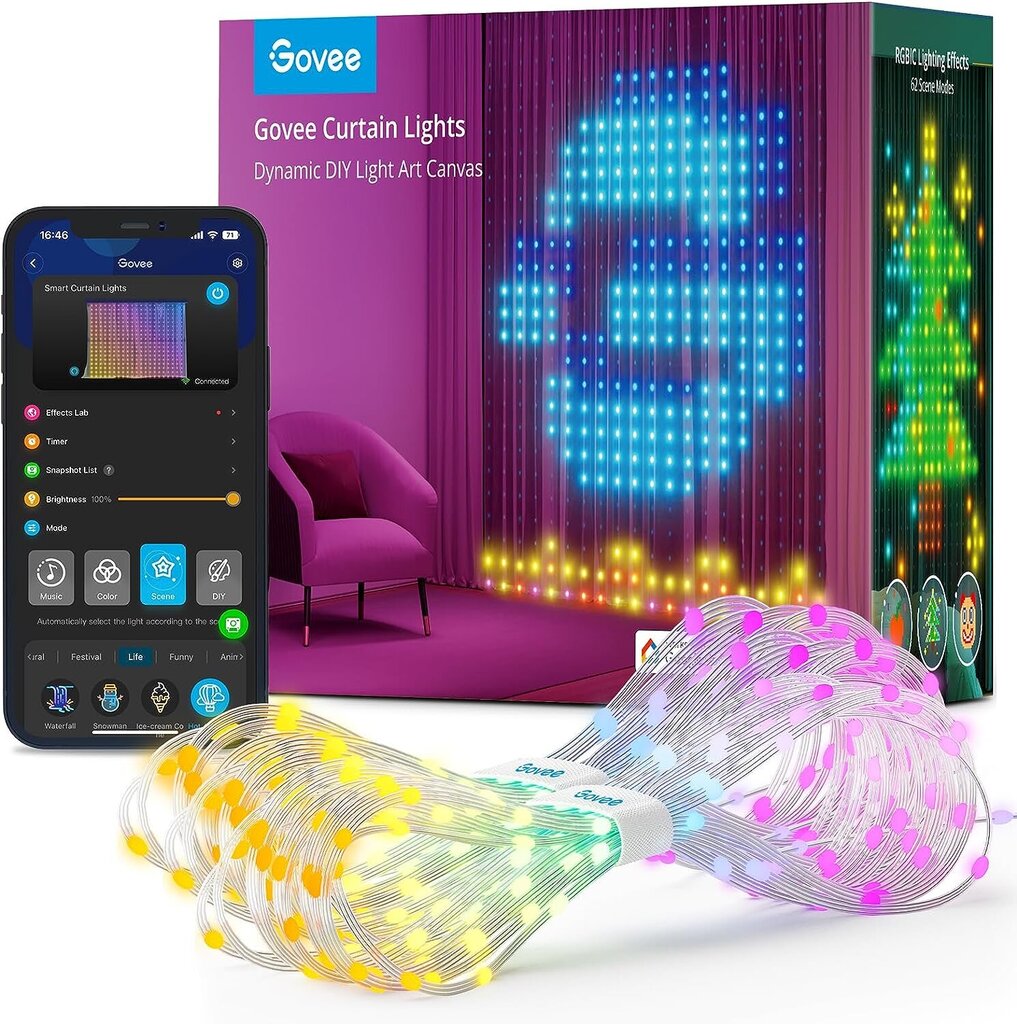Govee lampas Smart Home 86+ Modes цена и информация | LED lentes | 220.lv