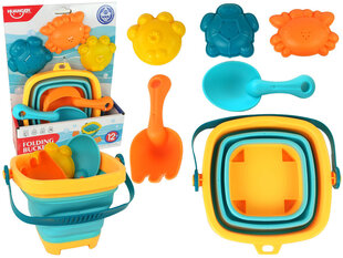 Smilšu rotaļlietu komplekts Lean Toys, 5 gab. cena un informācija | Ūdens, smilšu un pludmales rotaļlietas | 220.lv