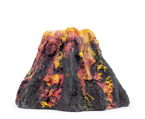 Akvārija rotājums - vulkāns Bubble Deco Happet cena un informācija | Akvārija augi, dekori | 220.lv