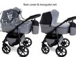 Universālie rati Boston Travel System 3in1, grey cena un informācija | Bērnu rati | 220.lv