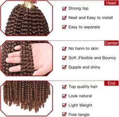 Накладные волосы Xtrend, 6 шт. цена и информация | Набор аксессуаров для волос | 220.lv