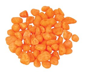 Аквариумная крупа Happet fluor orange 0,7 см, 0,5 кг цена и информация | Аквариумные растения и декорации | 220.lv