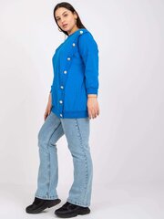 темно-синяя блузка больших размеров с пуговицами brigitte цена и информация | Женские блузки, рубашки | 220.lv