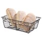 Dekoratīvs taisnstūra stiepļu grozs maizes pasniegšanai - Hendi 425855 cena un informācija | Virtuves piederumi | 220.lv