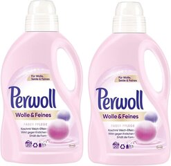 Perwoll и Fine Fiber Care о мелких моющих средствах, 40 (2 x 20) нагрузки на промывание, для шерсти, шелка и мелкого цена и информация | Средства для стирки | 220.lv