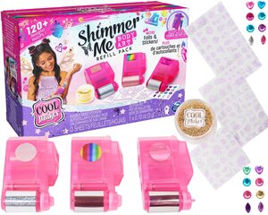 Papildu tetovējumu komplekts bērniem Cool Maker Shimmer Me Body Art цена и информация | Косметика для мам и детей | 220.lv