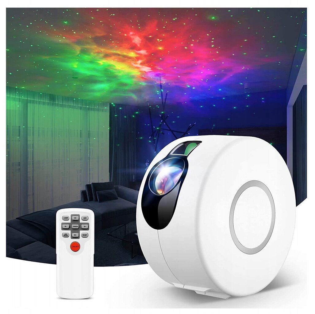 Nakts gaismas projektors bērniem Led Laser Aurora цена и информация | Lampas bērnu istabai | 220.lv