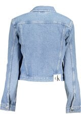 Calvin Klein džinsa jaka sievietēm, zila cena un informācija | Žaketes sievietēm | 220.lv