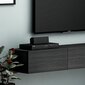 TV plaukts Asir, 180x26x31,4 cm, melns cena un informācija | TV galdiņi | 220.lv