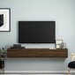 TV plaukts Asir, 180x26x31,4 cm, brūns cena un informācija | TV galdiņi | 220.lv