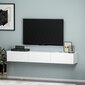 TV plaukts Asir, 180x26x31,4 cm, balts cena un informācija | TV galdiņi | 220.lv
