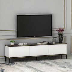 TV plaukts Asir, 180x45,2x35 cm, balts cena un informācija | TV galdiņi | 220.lv