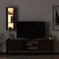 TV plaukts Asir, 150x48x29,6 cm, brūns цена и информация | TV galdiņi | 220.lv