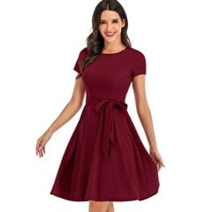 Женское платье в стиле рокабилли DRESSTELLS, красное цена и информация | Платья | 220.lv