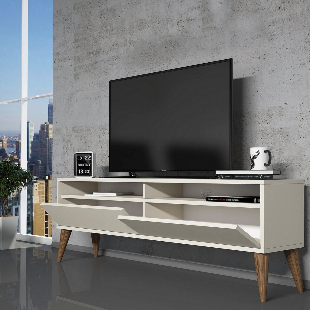 TV galdiņš, Asir, 150x30x50 cm, bēšs cena un informācija | TV galdiņi | 220.lv