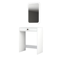 Макияжный столик Asir, 70x40x84.7 см, белый цена и информация | Туалетные столики | 220.lv