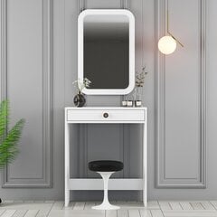 Макияжный столик Asir, 70x40x84.7 см, белый цена и информация | Туалетные столики | 220.lv