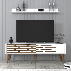 TV galdiņš, Asir, 140x35x45 cm, balts cena un informācija | TV galdiņi | 220.lv