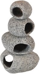 Akvārija rotājums 708B dobie akmeņi. 4sz 23cm Happet cena un informācija | Akvārija augi, dekori | 220.lv
