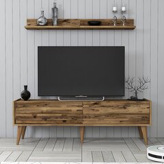 ТВ-блок Asir, 140x35x45 см, коричневый цена и информация | Тумбы под телевизор | 220.lv