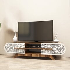 TV galdiņš, Asir, 145x37x37 cm, brūns, bēšs cena un informācija | TV galdiņi | 220.lv