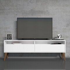ТВ-блок, Асир, 150х30х50 см, белый цена и информация | Тумбы под телевизор | 220.lv