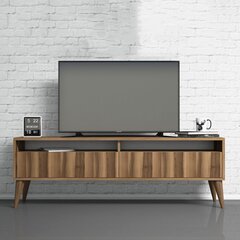 TV galdiņš, Asir, 150x30x50 cm, tumši brūns cena un informācija | TV galdiņi | 220.lv