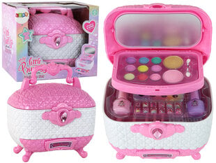 Skaistumkopšanas komplekts bērniem čemodānā Lean Toys, rozā cena un informācija | Rotaļlietas meitenēm | 220.lv