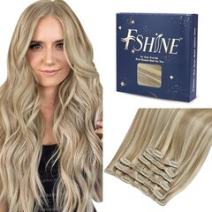 Накладные волосы Fshine, блондин/коричневый цена и информация | Аксессуары для волос | 220.lv