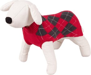 Happet suņu džemperis 370M rombveida M-30cm cena un informācija | Apģērbi suņiem | 220.lv