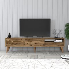 TV statīvs, Asir, 180x35x45 cm, brūns cena un informācija | TV galdiņi | 220.lv