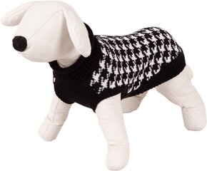 Happet 380M черно-белый джемпер для собак M-30см цена и информация | Одежда для собак | 220.lv