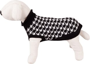 Happet 38XL черно-белый джемпер для собак XL-40 см цена и информация | Одежда для собак | 220.lv