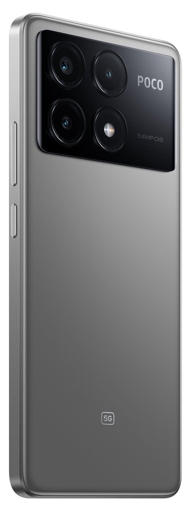 Poco X6 Pro 5G 12/512 MZB0FVEEU Grey цена и информация | Mobilie telefoni | 220.lv