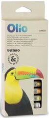Eļļas pasteļu krītiņi Primo, 12 krāsas, 10 x 60 mm cena un informācija | Modelēšanas un zīmēšanas piederumi | 220.lv