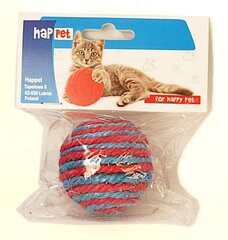 Rotaļlietu bumba Happet K044 sizala/ spalvu 6cm cena un informācija | Rotaļlietas kaķiem | 220.lv