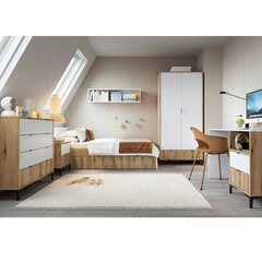 Lova Atrium Ricko Bed, balta/ruda cena un informācija | Gultas | 220.lv