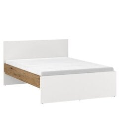 Lova Atrium Ricko Bed, balta/ruda cena un informācija | Gultas | 220.lv