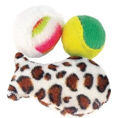 Игрушка Пантера + 2 мяча Happet K016 9 см цена и информация | Игрушки для кошек | 220.lv