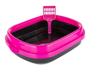 Plastmasas atkritumu urna tumši rozā krāsā Polly Happet cena un informācija | Kaķu tualetes | 220.lv