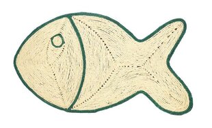 Коврик для царапания рыбы Happet K073 60 см сизаль цена и информация | Когтеточки | 220.lv