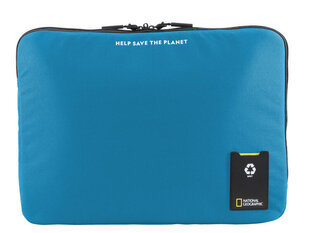 Чехол для ноутбука National Geographic Ocean, бирюзовый цена и информация | Рюкзаки, сумки, чехлы для компьютеров | 220.lv