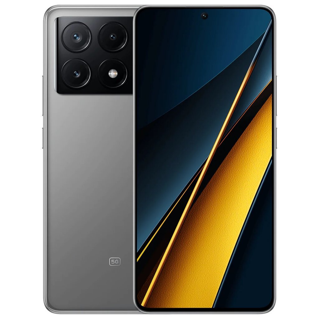 Xiaomi Poco X6 Pro 5G 8/256GB MZB0FVFEU Grey cena un informācija | Mobilie telefoni | 220.lv