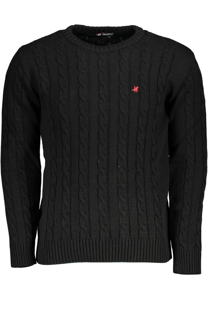 U.S Grand Polo džemperis vīriešiem USTR952, melns цена и информация | Vīriešu džemperi | 220.lv